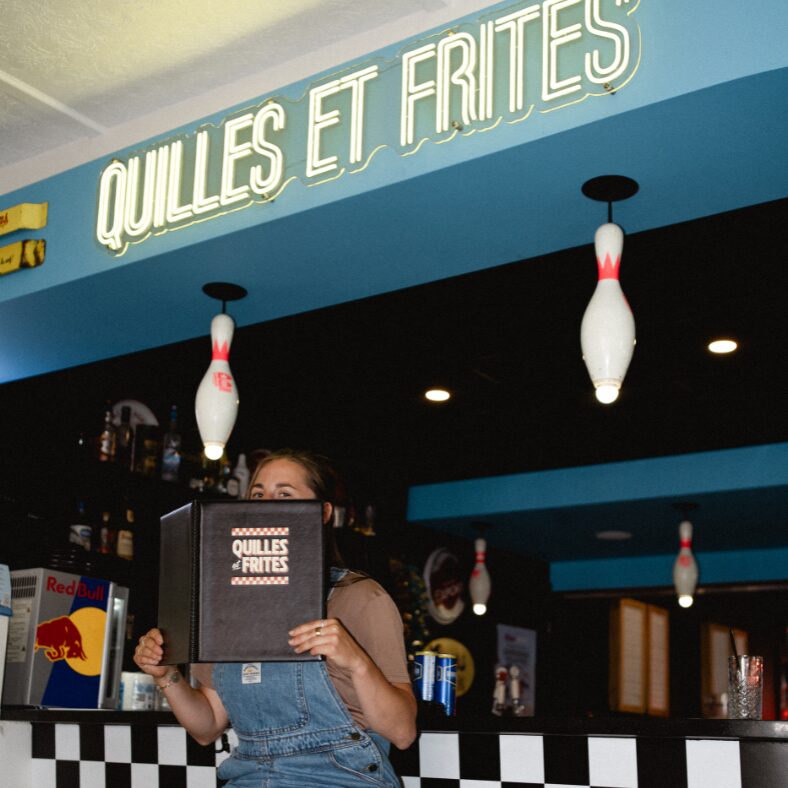 Quilles et frites menu