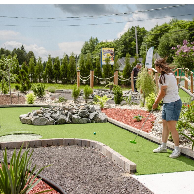 Le tournesol mini golf